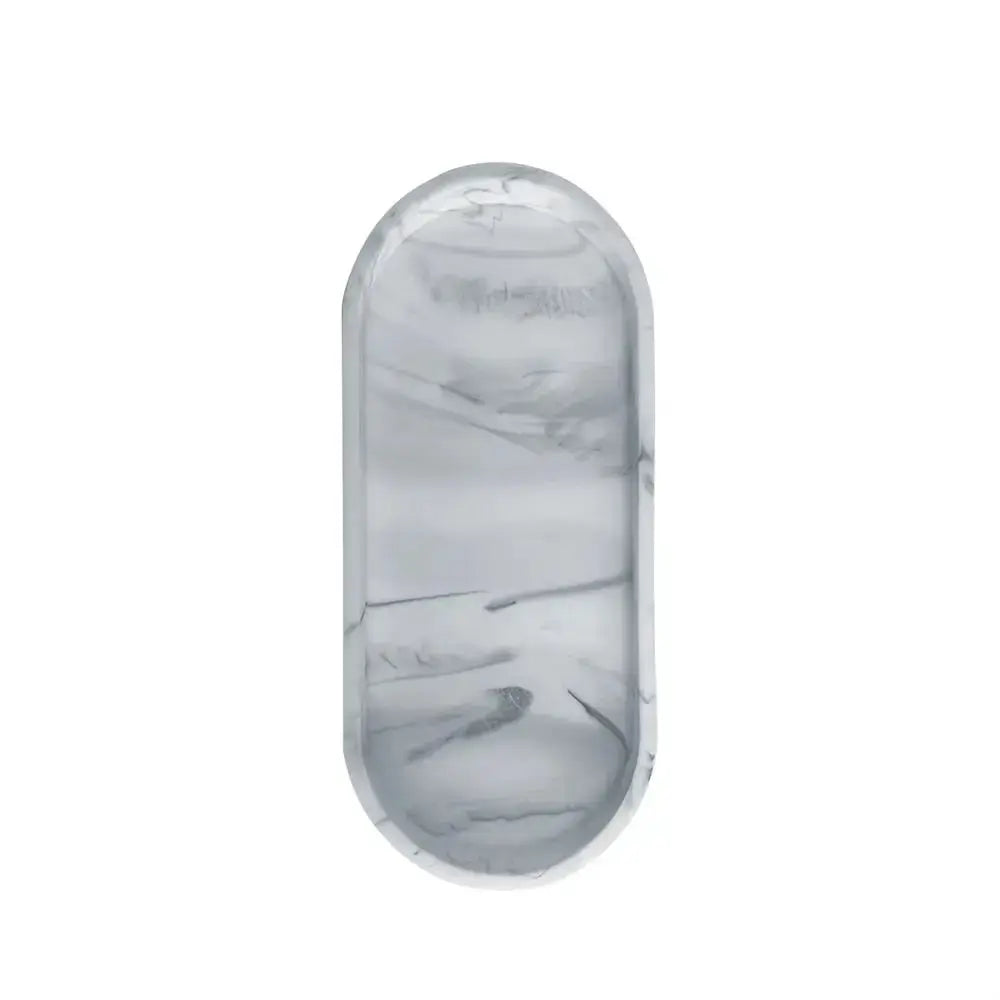 The Marble Tray — Oval Silicone Vanity & Countertop Organizer Tray Jonine’s Corner
