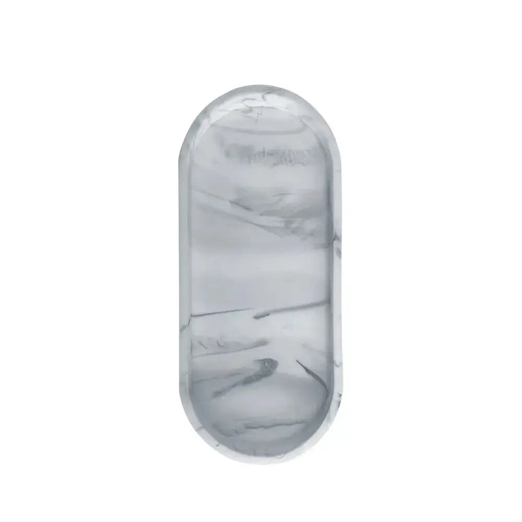 The Marble Tray — Oval Silicone Vanity & Countertop Organizer Tray Jonine’s Corner