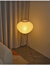 Noguchi Akari Rice Paper Floor Lamp – Wabi-Sabi Standing Light