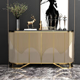 French Gold Luxury Living Room Display Cabinet Jonine&