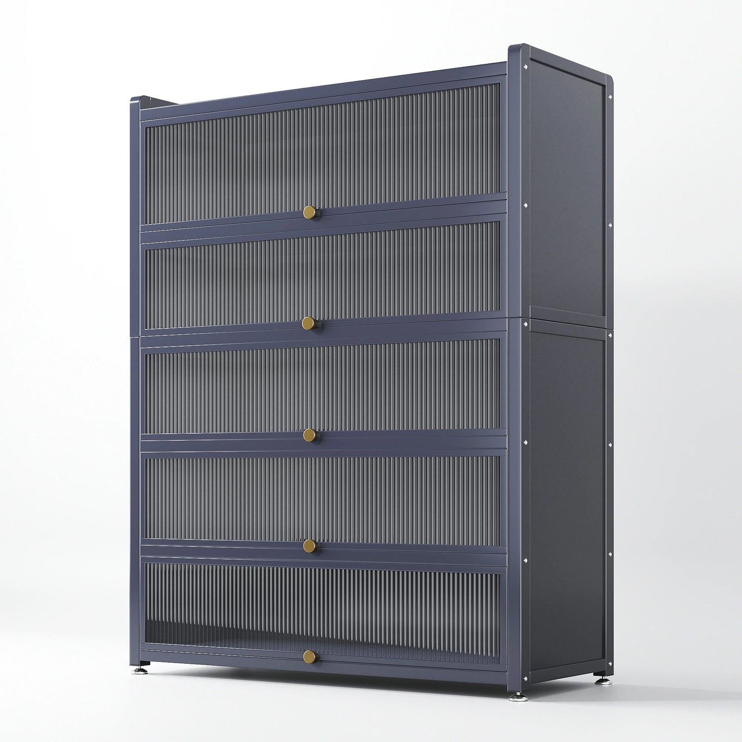 Five Levels of Order — 5-Tier Steel Kitchen Storage Cart