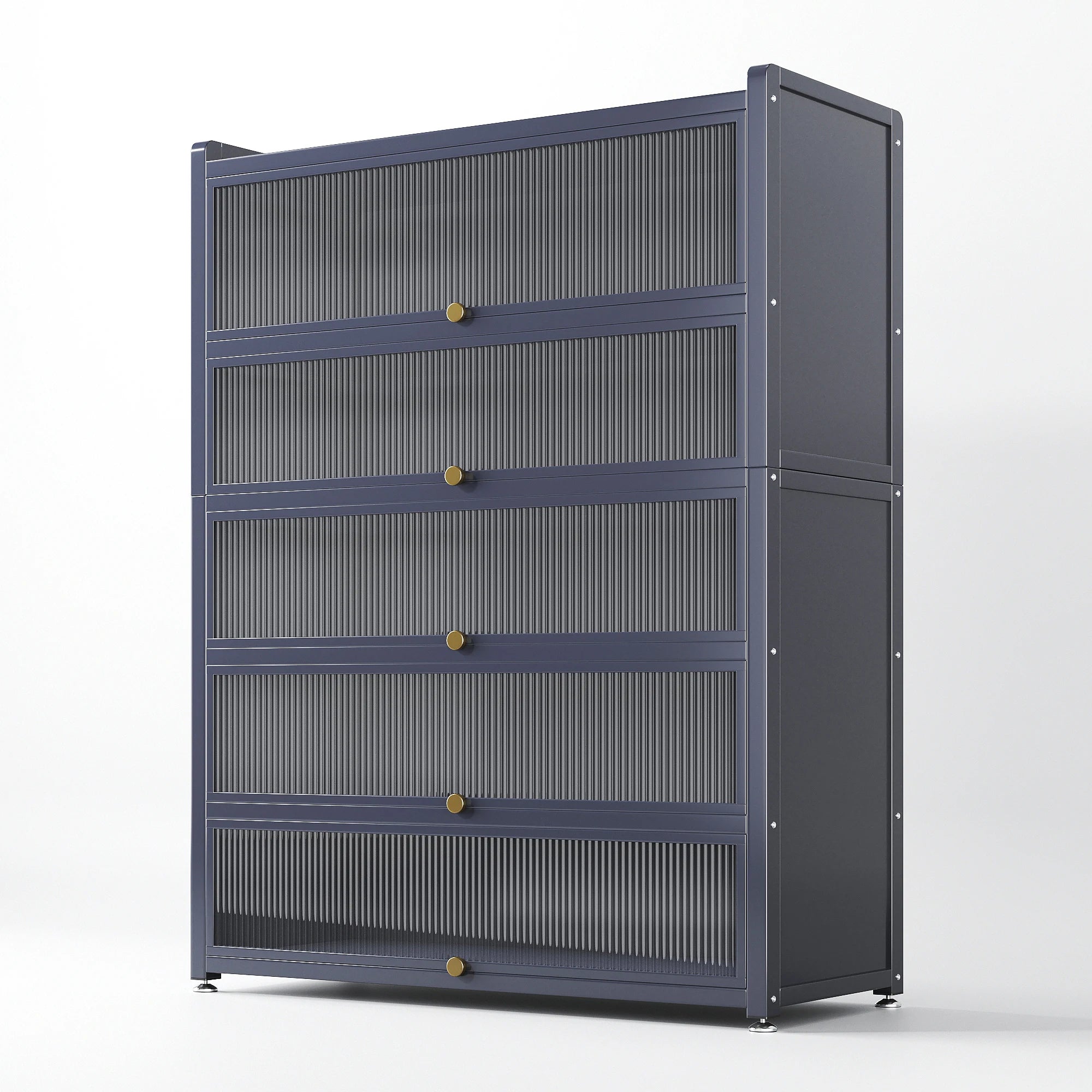 Five Levels of Order — 5-Tier Steel Kitchen Storage Cart