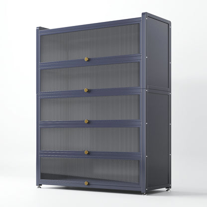 Five Levels of Order — 5-Tier Steel Kitchen Storage Cart
