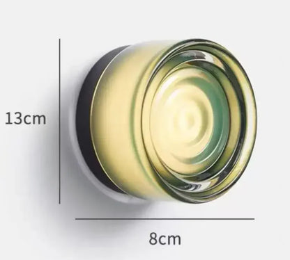 Glass Stone LED Wall Sconce
