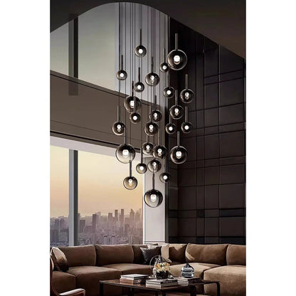 Nordic Stair Chandelier — Living &amp; Dining Room Pendant Ceiling Light