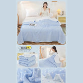 Cool Breathability Summer Quilt Multi-functional Cotton Gauze Fabric Towel Blanket Thin Breathable Duvet Skin-friendly Comforter Jonine’s Corner