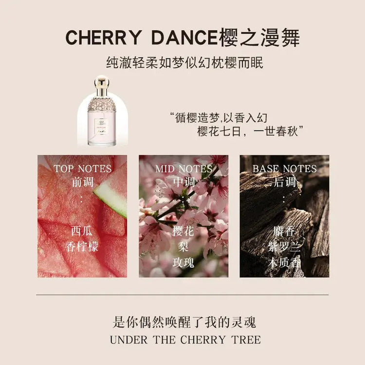 Purity Nature Eau De Toilette Varporisateur 100ML Rose Mint Cherry Dance Long-lasting Floral Fragrance Perfume