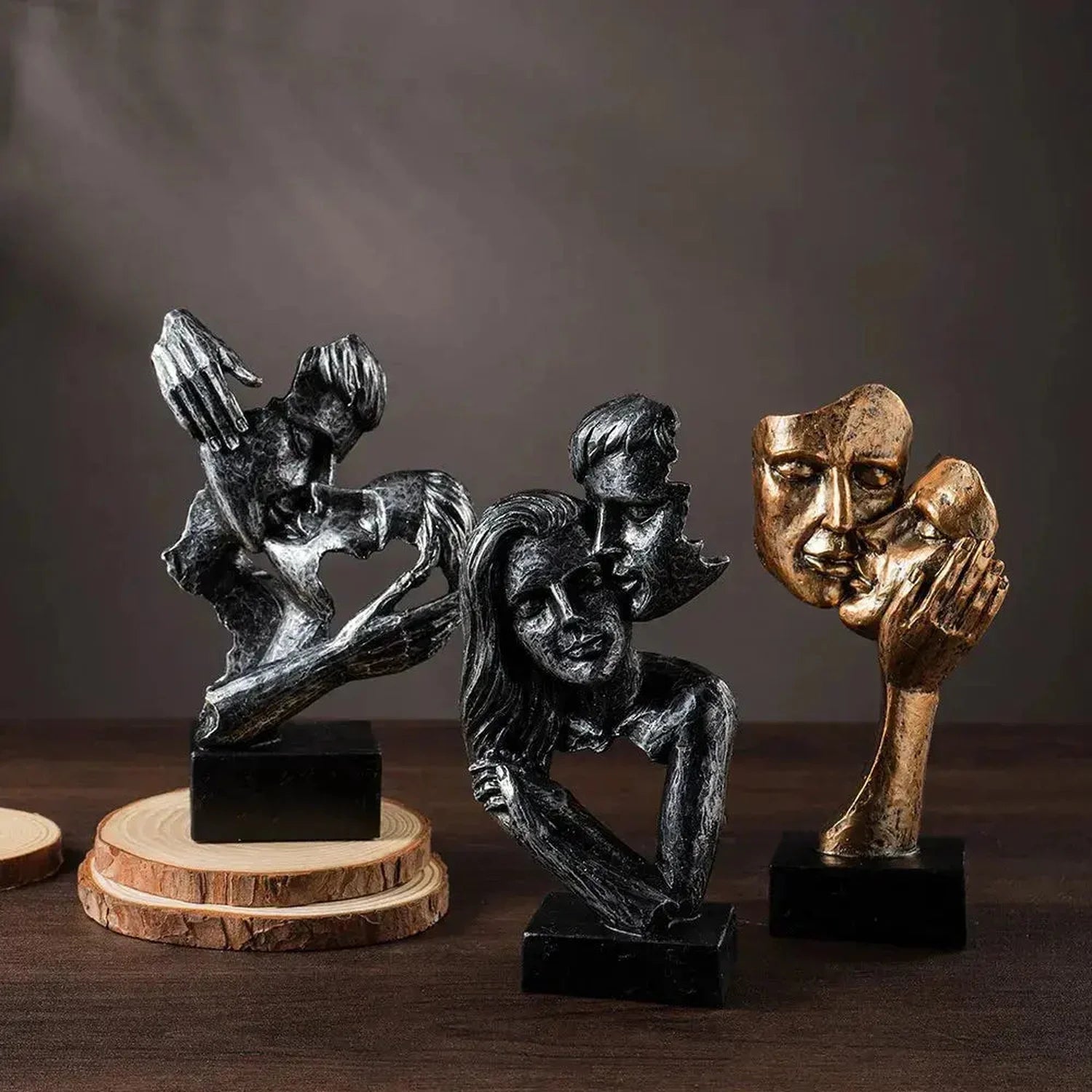 Love, Displayed — Contemporary Couple Statue & Lover Sculpture for Home Jonine’s Corner