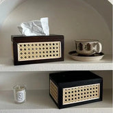Rattan Tissue Box Cover — Uncategorized