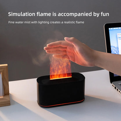 Flicker & Flow — Flame Effect Aromatherapy Diffuser & Humidifier