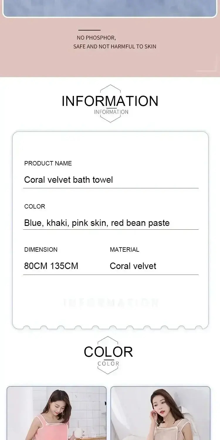 Wrap & Go — Wearable Fast-Dry Bath & Beach Towel (140×85cm)