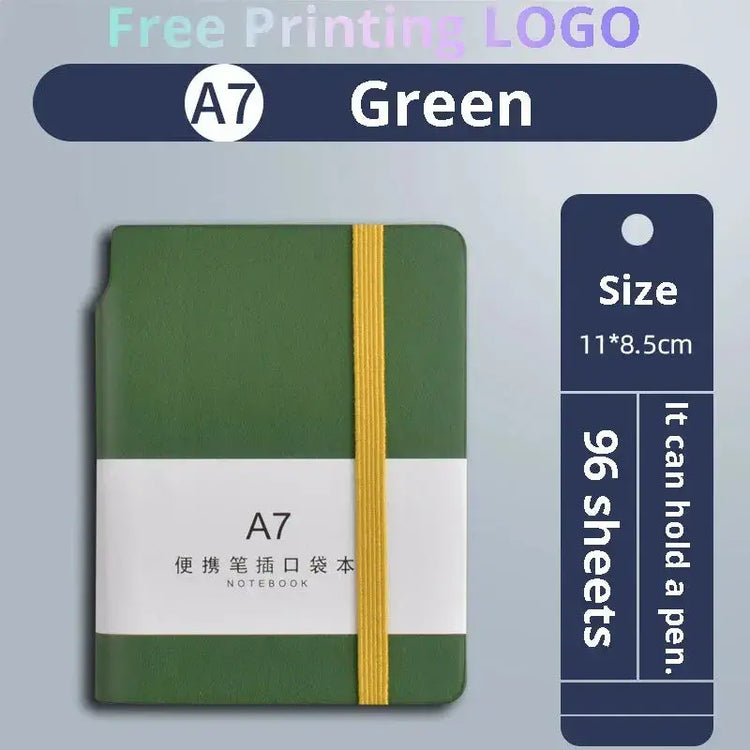 Pocket Notebook — A6/A7 PU Leather Planner & Memo Journal Jonine’s Corner