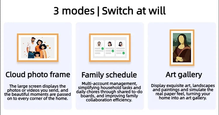 15.6" Smart Family Planner — Interactive Digital Calendar