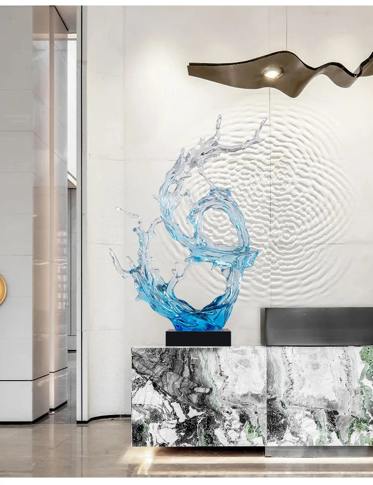 Quiet Luxury in Resin — Lumière Light Luxury Art Sculpture for the Modern Interior