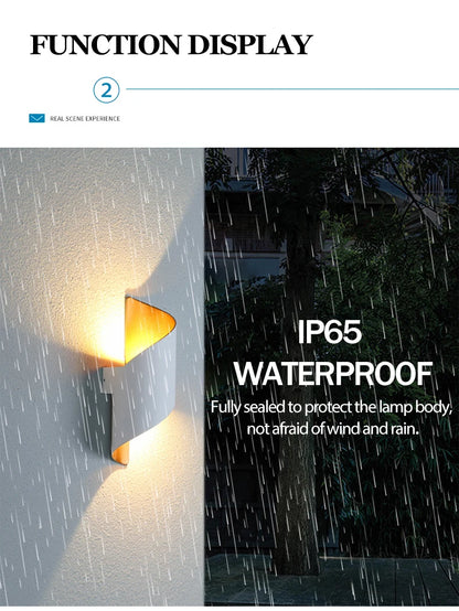 Spiral LED Wall Light — Nordic Modern Indoor & Outdoor Sconce