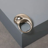 Crystal Zircon Stacking Ring — 18K Gold or Silver Plated, Stainless Steel