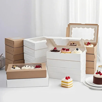 Window Gift Boxes for Candy, Cookies &amp; Party Favours — Set of 5–20