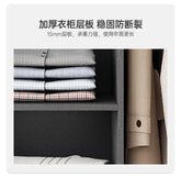 Bedroom Glass Sliding Door Wardrobe Clothes Storage Cabinet Closet Double Wardrobe Cabinets Wardrobes Furniture Modern Simple Jonine&