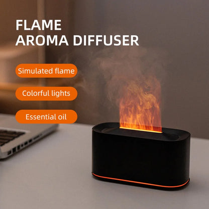 Flicker & Flow — Flame Effect Aromatherapy Diffuser & Humidifier