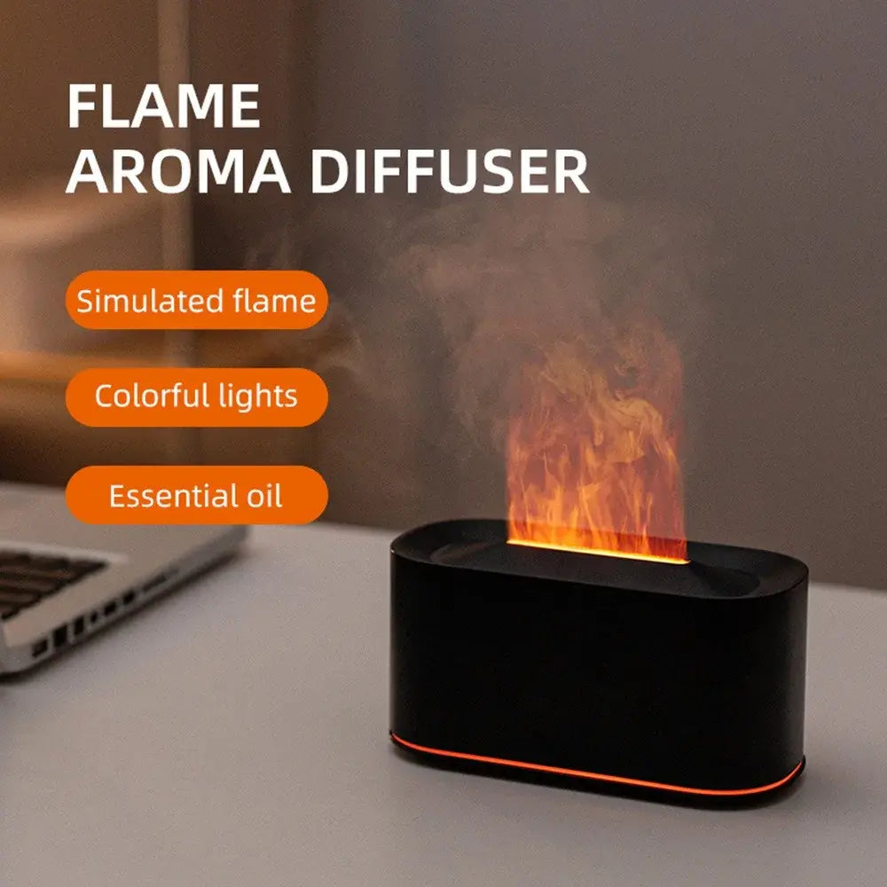 Flicker & Flow — Flame Effect Aromatherapy Diffuser & Humidifier Jonine’s Corner