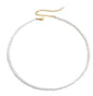 Stainless Steel Vintage Textured Delicate Necklace