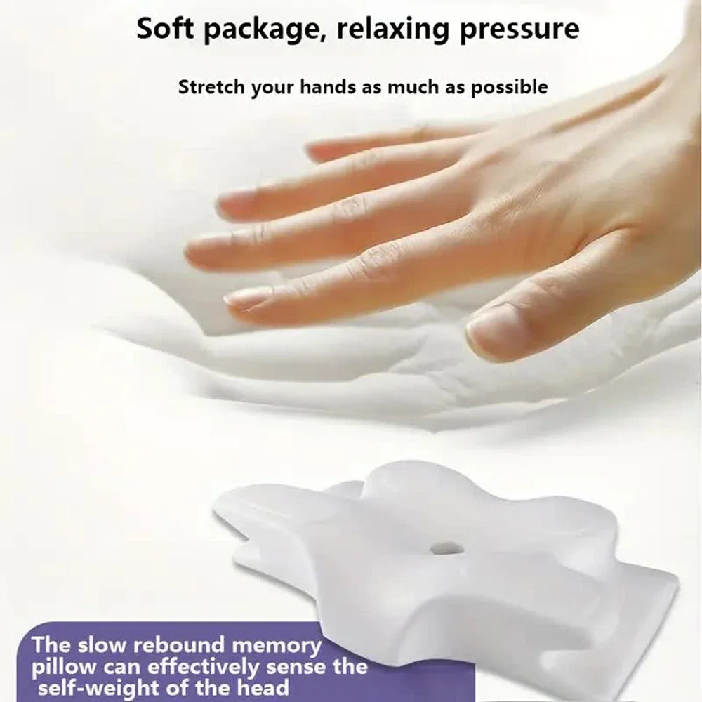 The Cloud Rest — Butterfly-Shaped Cervical Memory Foam Pillow for Neck Pain Relief