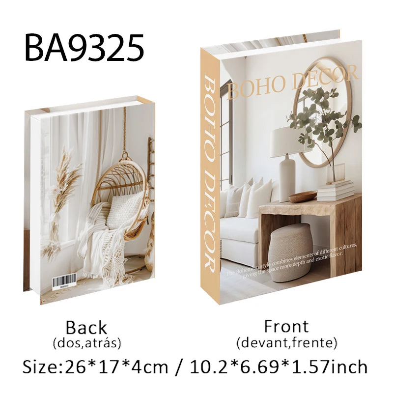 Decorative Book Box Set — Nordic Home Accent