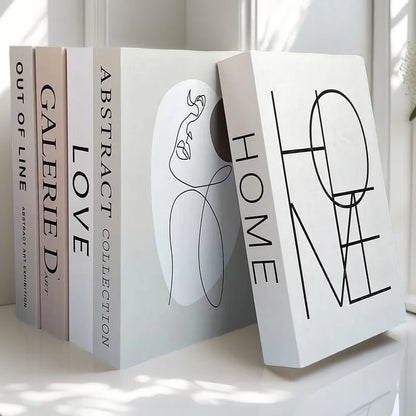 Decorative Book Box Set — Nordic Home Accent