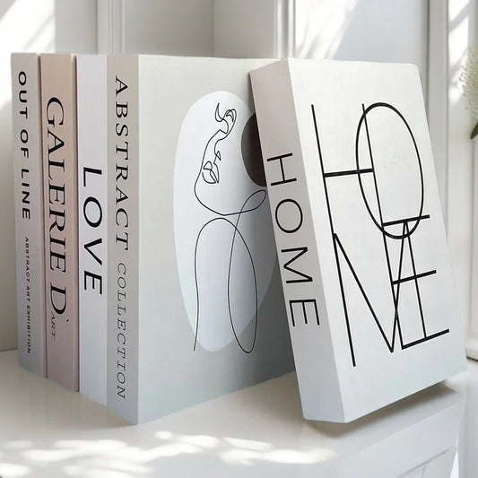 Open Luxury Fake Book Storage Box Decorative Books Fashion Design Coffee Table Bedroom Decoration Ornaments Home Decor Nordic