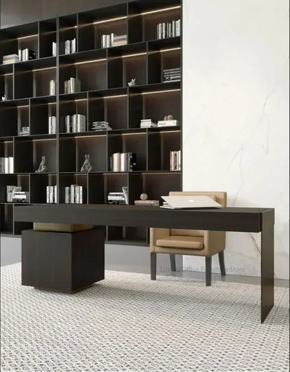 Italian Minimalist Luxury Study Desk