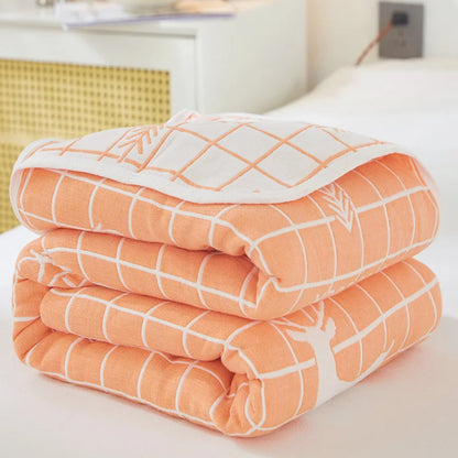 Cotton Gauze Summer Quilt — Solid