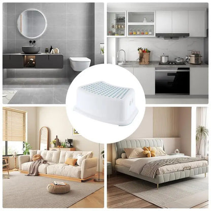 Toilet Foot Stool Antislip Bathroom Pooping Step Potty Stool Squat Stool For Pregnant Woman Children Adult Old People 37x25x13cm