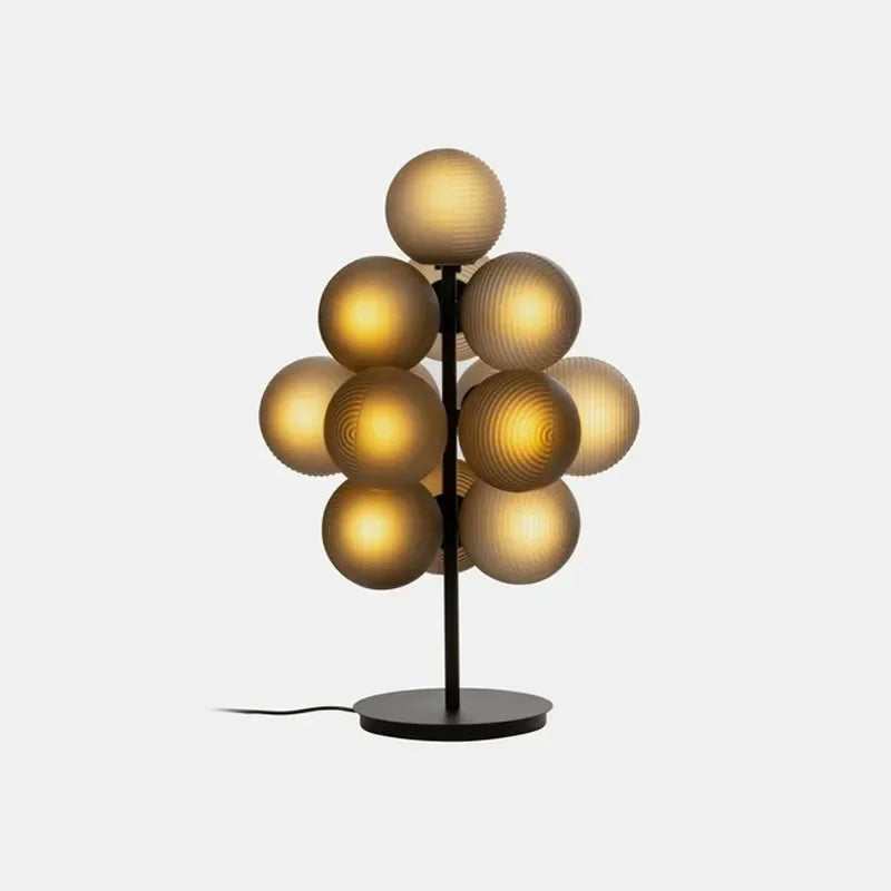 The Grape Cluster — Sculptural Glass Floor Lamp with Warm LED Glow