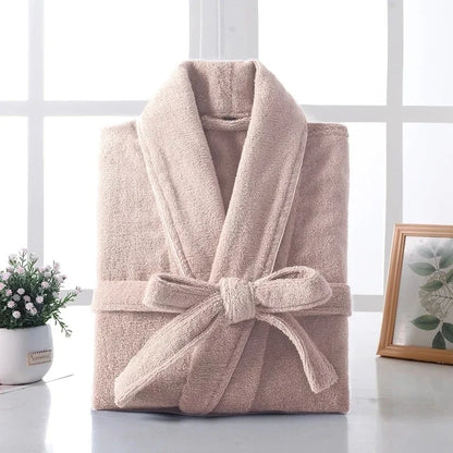 Wrap Yourself in Calm — 100% Cotton Terry Bathrobe