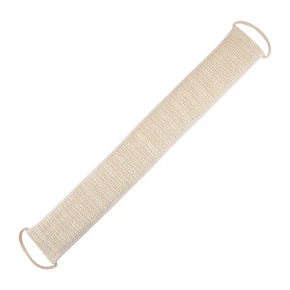 The Deep Clean — Sisal Back Scrubber Belt for Shower Exfoliation