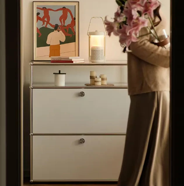 Dual Cabinet Storage Organizer — Modern Chest of Drawers for Bedroom & Living Room