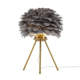 Soft Light, Strong Style — Grey Feather Tripod Desk Lamp Jonine’s Corner