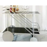 Iron Art Rolling Bar & Serving Cart Jonine’s Corner