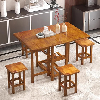 Power at the Table — Dark Luxury Mid-Century Dining Table