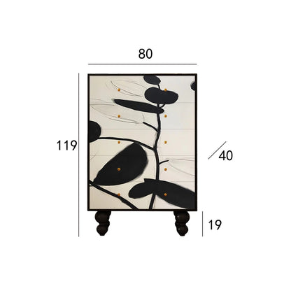 Classic Luxury Storage Cabinet with Drawers — Minimalist Living Room