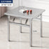 Buffet Serving Counter Home Dining TableStainless Steel Multifunctional Foldable Table Portable Outdoor Camping Desk Commercial Jonine’s Corner