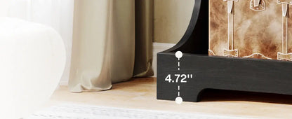 Curves That Work — Tribesigns 71" Tall S-Shaped Bookcase &amp; Display Shelving