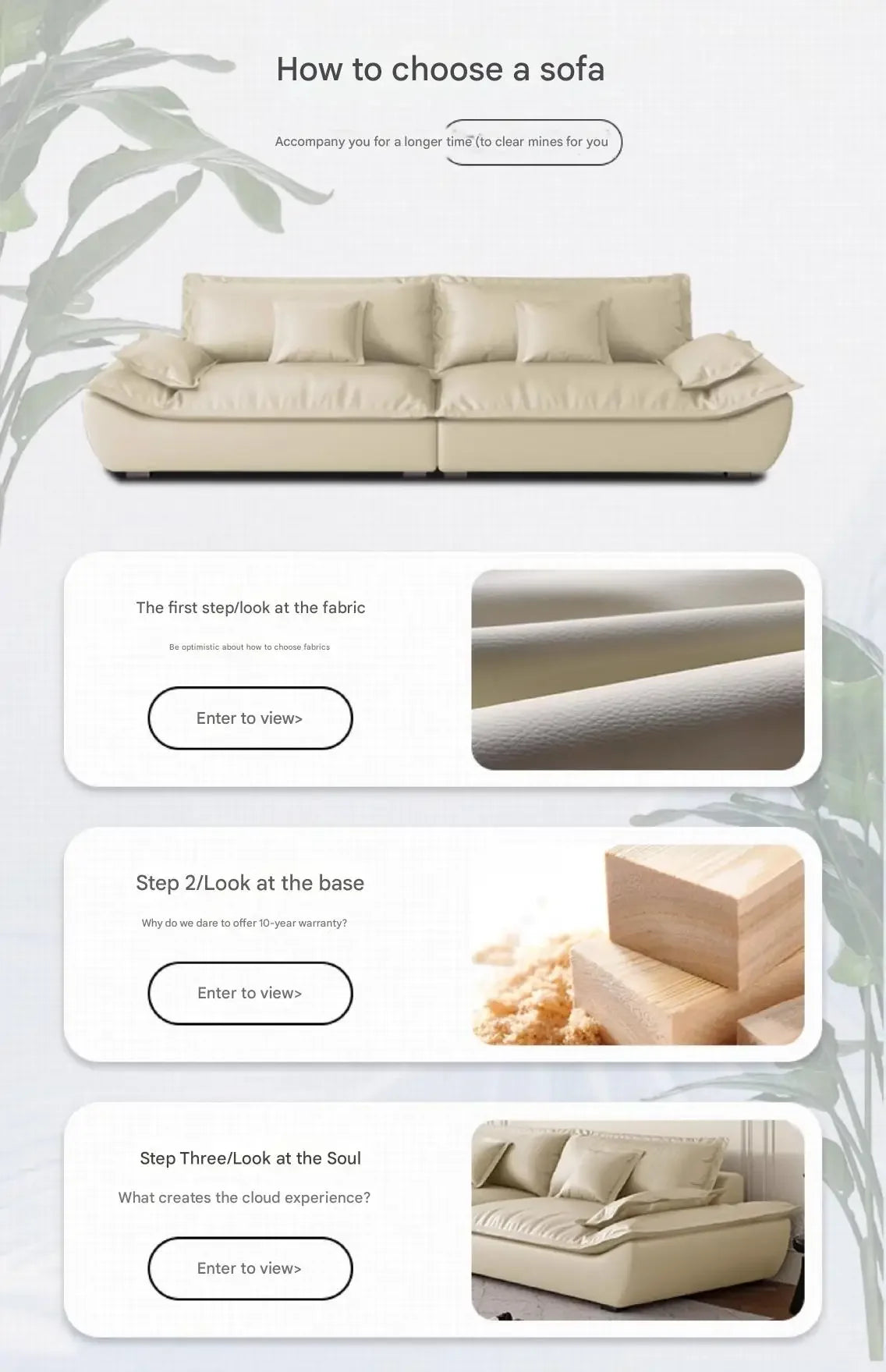 Luxury Genuine Leather Sofa — Designer Modular Living Room Seating