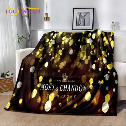 Printed Flannel Throw Blanket