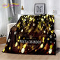 Printed Flannel Throw Blanket