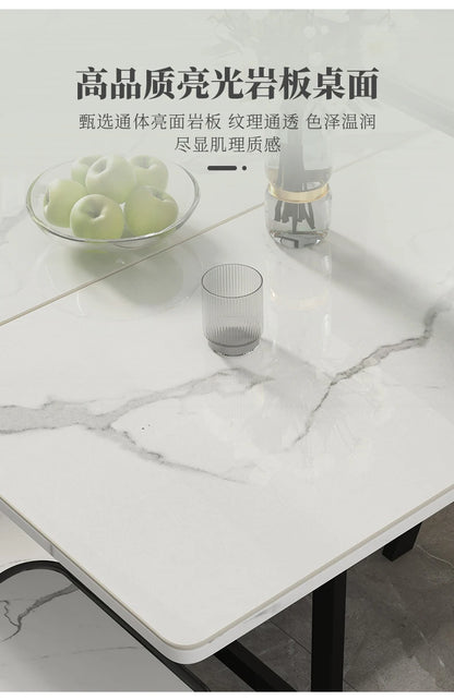 Italian Luxury Foldable Dining Table