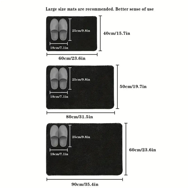 Bathroom Floor Anti Slip Mats Easy to clean Absorbent Floor Mats Coral Velvet Bedroom Soft Quick-Dry Super Absorbent Bath Mats Jonine’s Corner