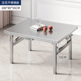 Buffet Serving Counter Home Dining TableStainless Steel Multifunctional Foldable Table Portable Outdoor Camping Desk Commercial Jonine’s Corner