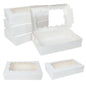 Kraft Paper Gift Boxes with Window — Set of 5, 10, or 20