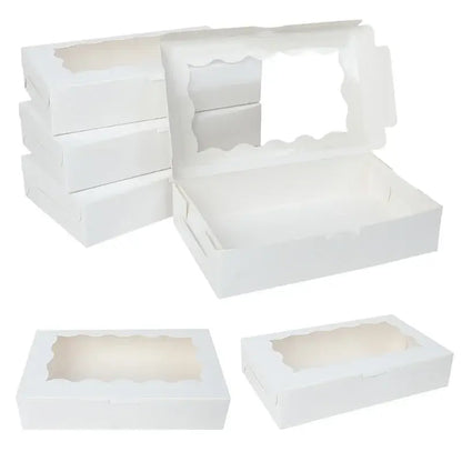 Window Gift Boxes for Candy, Cookies &amp; Party Favours — Set of 5–20
